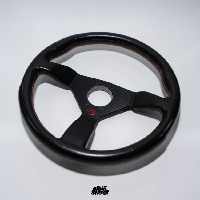 350mm Personal Grinta Leather Black